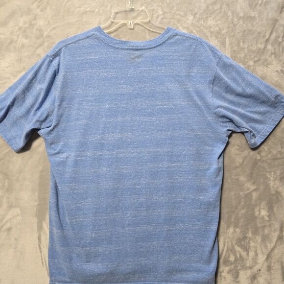 Carhartt T Shirt Mens 2XL Blue Heathered Loose Fit Crew Neck Workwear Heavy - Picture 4 of 8